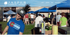 Desktop Screenshot of jasperfarmersmarket.com