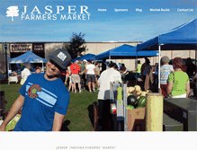 Tablet Screenshot of jasperfarmersmarket.com